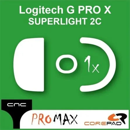 Corepad  Milled NG Skatez PRO MAX M280 Mouse-Feet SN:Logitech G PRO X SL 2 / SUPERSTRIKE X2