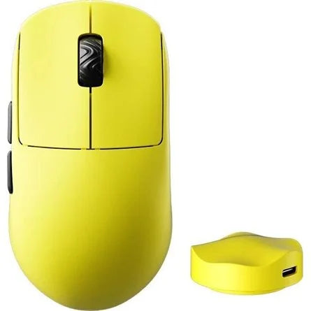 SCYROX V8S optikai vezeték nélküli gaming egér sárga